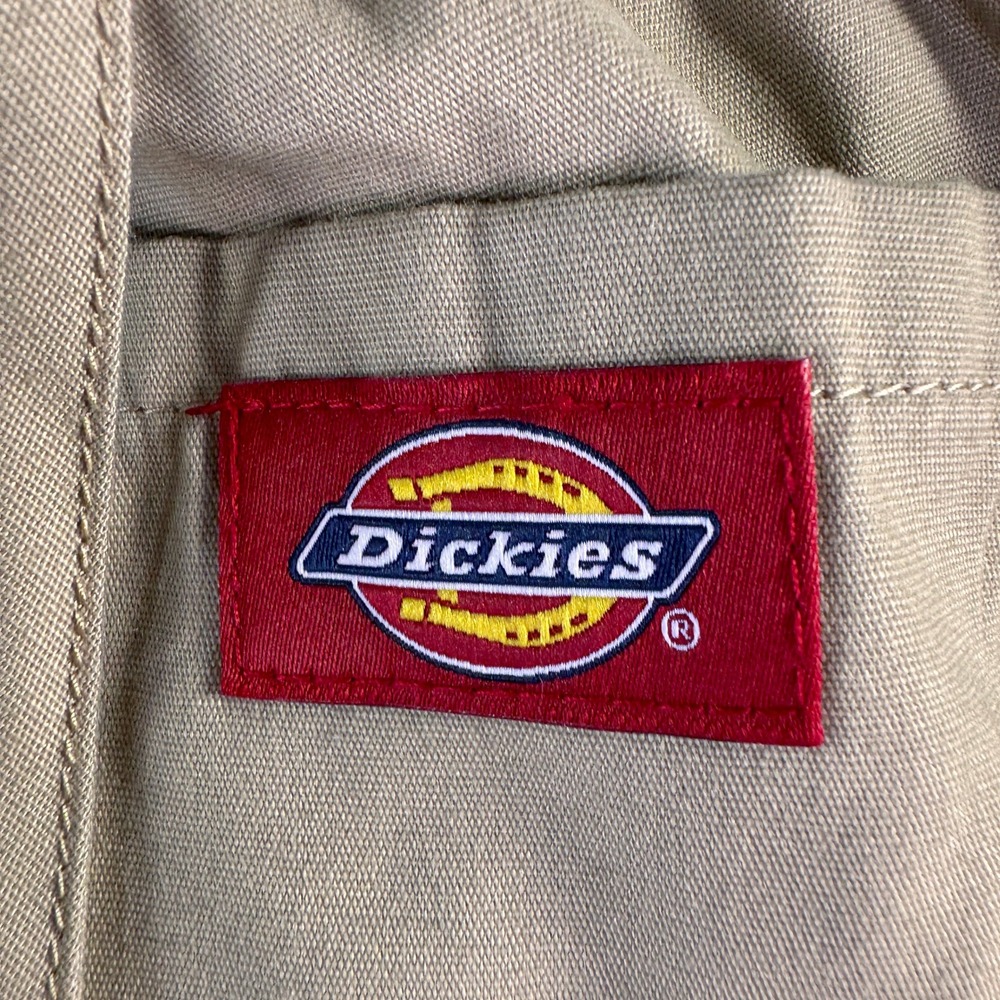 TALL Dickies Medical Scrub Pants Khaki Tan Drawstring Cargo Small 86206T KHIZ - Picture 2 of 10